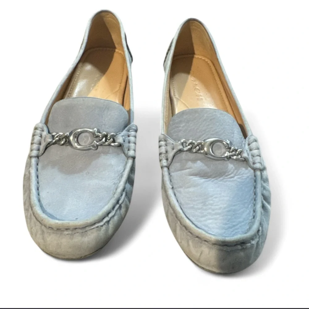 COACH Women’s Maegan Driver Loafer -‎ Bluebell/ Blue 9.5B - Picture 10 of 10
